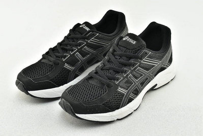 【實拍】ASICS 亞瑟士 GEL-CONTEND 4 黑色 黑白 慢跑鞋 男女鞋