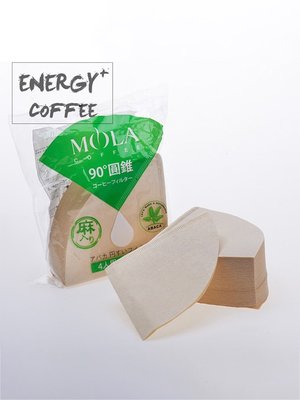 MOLA日本進口 咖啡濾紙 三洋v60手沖滴漏式濾杯麻纖維過紙架100張~特價