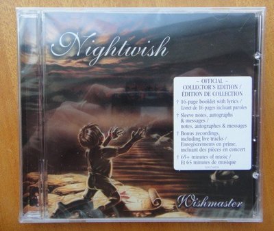 Nightwish Wishmaster 收錄 She Is My Sin 全新原版CD 【經典唱片】