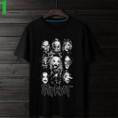 Slipknot【滑結樂團】短袖Nu-Metal新金屬搖滾樂團T恤(男版.女版皆有) 新款上市購買多件多優惠!【賣場一】