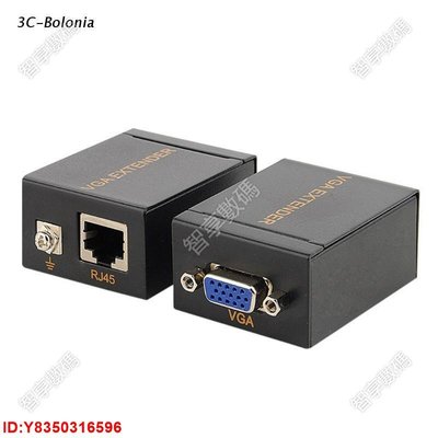 【優選】【PC】 Psy 1 Set VGA to RJ45 Ethernet LAN Extender Over Cat6 V