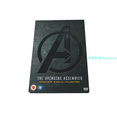 原版電影 復仇者聯盟 Avengers1-4合集4DVD英文發音字幕『振義影視』