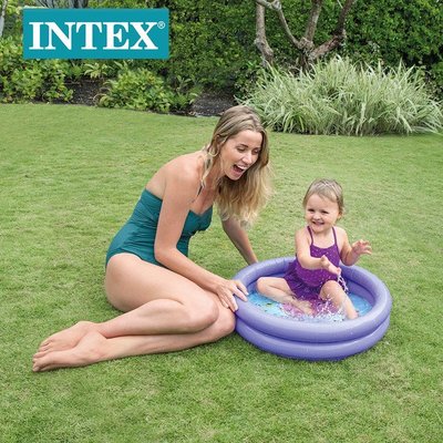 美國 INTEX 59409嬰兒游泳池寶寶游泳保溫家用兒童泳池加厚