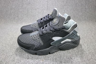 Nike Air Huarache 黑白 百搭 網面透氣 武士 慢跑鞋 男鞋 852628-001