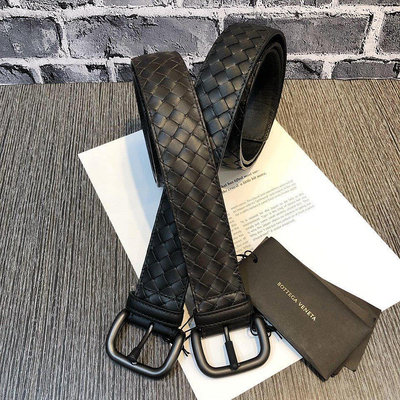 BOTTEGA VENETA BV 35MM 編織皮帶