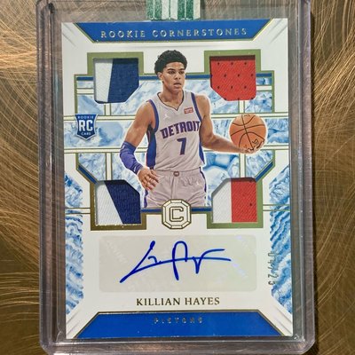 KILLIAN HAYES 20-21 Chronicles Rookie Patch Auto RPA 新人球衣簽名卡