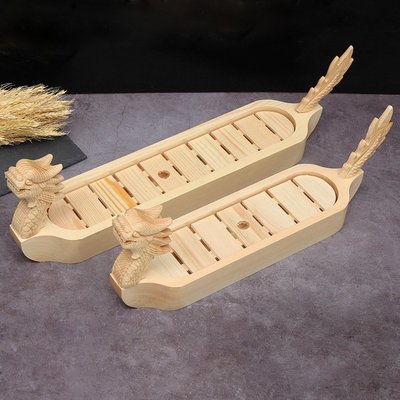 創意木制龍船刺身船干冰船料理刺身拼盤日式料理精品壽司船
