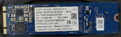 Intel Optane Memory M10 16GB 拆機良品 SSD 固態硬碟 開機加速