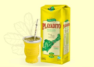 阿根廷瑪黛茶Playadito甘醇 傳統原味馬黛茶包裝-500克