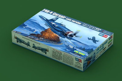 【熱賣精選】收藏模型 恒輝模型 Hobbyboss 美國F4U-4 "海盜"戰斗機(后期型) 80387