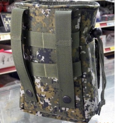【916】國軍小彈匣回收袋 ｢數位迷彩｣｣、 ｢虎斑迷彩｣、｢黑色｣腰包 雜物袋 手機袋 板凳背包外掛袋 台灣製造