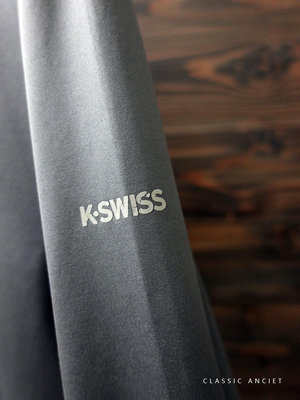 CA 美國品牌 K.SWISS 灰色 彈性休閒外套 M號 一元起標無底價P465