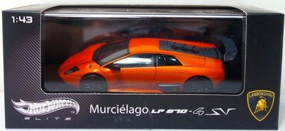 Hot Wheels Elite 1/43 Lamborghini Murcielago LP670-4 SV 2010