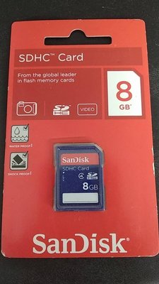 終身保固 SanDisk SDHC Card 8G SD 8GB Class4 記憶卡