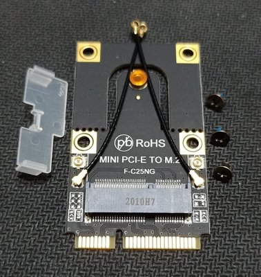 Mini PCIe轉M.2 NGFF E-KEY WiFi6 6E AX200 AX210 AX1675x 轉接卡