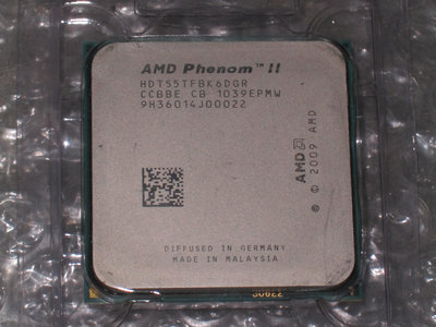 售:AMD Phenom II X6 1055T 2.8G   AM3  6核心CPU  (良品)(1元起標)