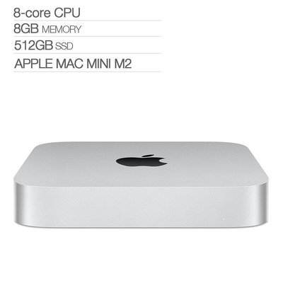 💓好市多代購💓 Apple Mac mini  M2 晶片 配備 8 核心 CPU 10 核心 GPU 8GB 512GB SSD MMFK3TA/A