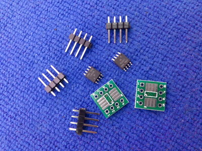 ATTINY13A -SU 1組2個 + PCB板 + 排針 SOP-8 AVR單片機 微控制器芯片