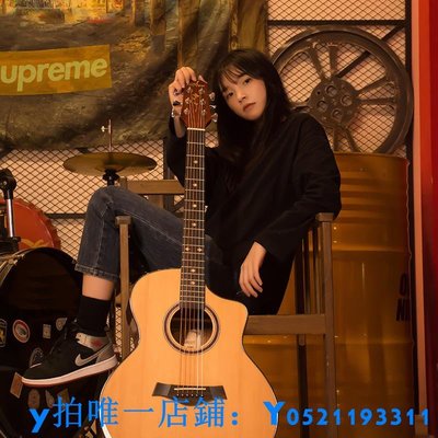 guitarist民謠吉他初學者面單板木吉他男生女生專用新手入門吉他