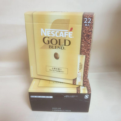 【日本進口】雀巢Nescafe-金牌即溶咖啡粉22入 $175/kf22