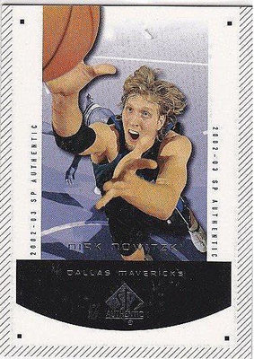 NBA 球員卡 Nowitzki 2002-03 SPA