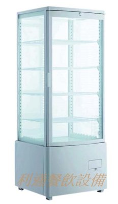 《利通餐飲設備》xc-78 四面玻璃冰箱 展示櫃 單門玻璃冰箱 冷藏冰箱 展示冰箱