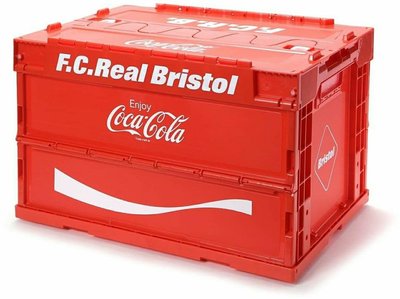 FCRB x Coca Cola 可口可樂 聯名 Foldable Container 摺疊收納箱 折疊 紅色 黑色 單一尺寸
