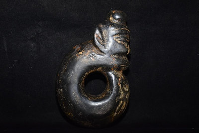 紅山文化隕石豬龍，包漿細膩，，重量2.21千克，1228593【萬寶樓】古玩 收藏 古董