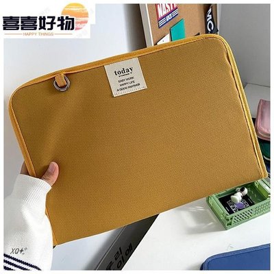 ✨Funnymade韓國ipad收納包macbook帆布筆記本平板電腦包1113寸~喜喜好物