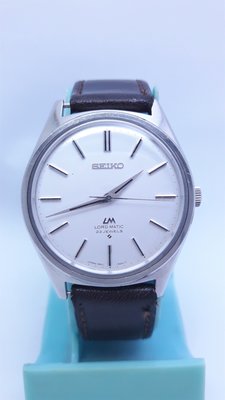 日本原裝 SEIKO-LORD MATIC精工LM,不鏽鋼手動上鍊機械男錶