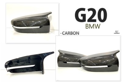》傑暘國際車身部品《全新 BMW G20 G21 M3 G80 318 320 330 335 牛角碳纖維卡夢後視鏡外蓋
