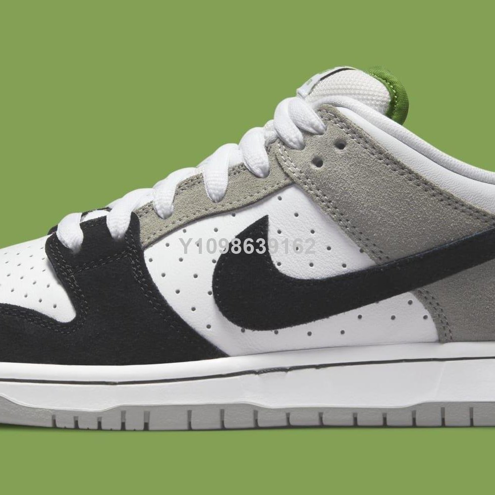 代購】Nike SB Dunk Low “Chlorophyll”黑灰葉綠素防滑低幫休閒滑板鞋