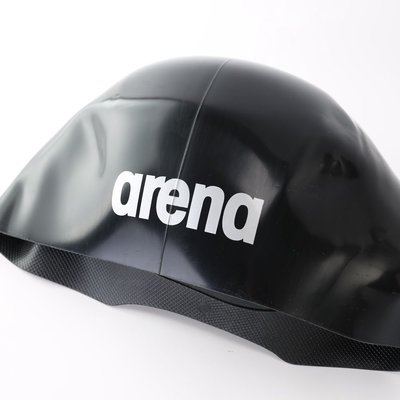 促銷打折 Arena阿瑞娜3D競速專業泳帽軟鋼盔加厚無縫防水白色硅膠*