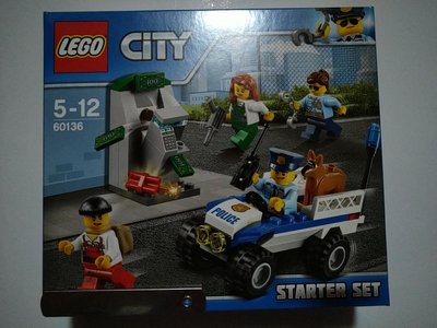 全新未拆封~有現貨 LEGO 樂高 60136 警察入門套裝 City 城市系列 台樂公司貨