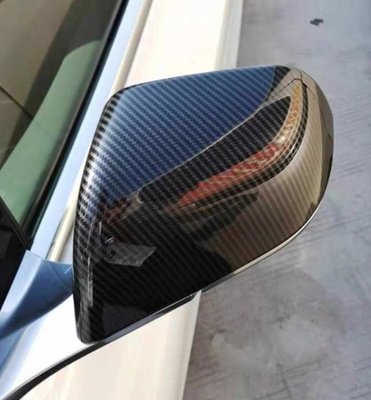 ~歐力車飾~特斯拉 Tesla Model 3 Model3 後視鏡蓋 後視鏡殼 後視鏡罩 碳纖維紋 烤漆黑 全包式