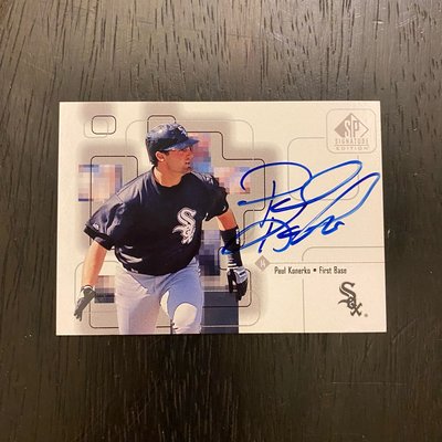 美國職棒MLB 1999 SP Signature Auto Paul Konerko 親筆簽名 棒球卡 球卡
