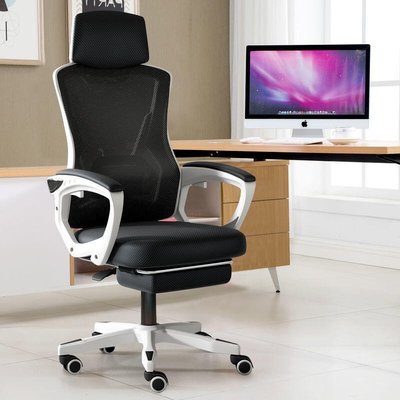 可躺電腦椅家用辦公椅游戲電競椅子靠背人體工學舒適久坐學生座椅     新品 促銷簡約