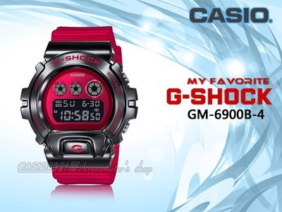 CASIO 時計屋 手錶專賣店 GM-6900B-4 G-SHOCK 電子錶 防水200米 耐衝擊構造 GM-6900B