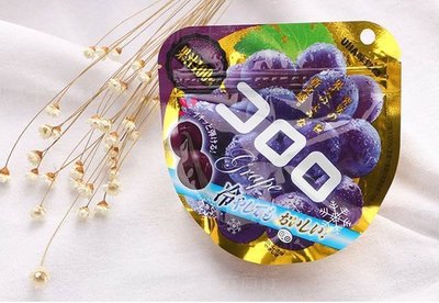 日本UHA味覺糖 Kororo藍莓軟糖/青葡萄軟糖/紫葡萄軟糖 40G 日本知名大廠-UHA味覺糖 100％果汁軟糖