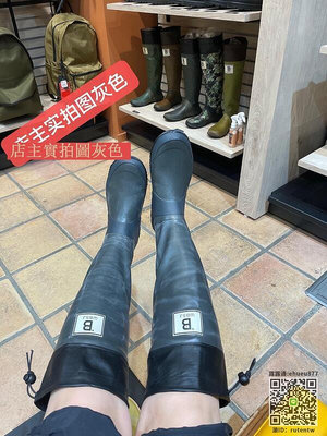 雨鞋現貨順豐包郵日本野鳥協會WBSJ復古天然橡膠男女同款雨鞋雨靴觀鳥