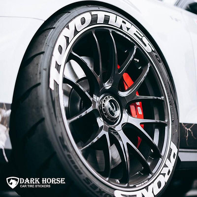 連體Toyo tires proxes 東洋輪胎字貼 輪胎貼 貼紙 字貼 輪胎貼-極致車品店