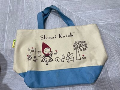 8成新 國泰產險 shinzi katoh 麻布材質環保袋購物袋