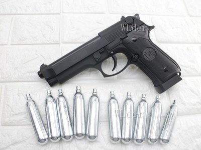 [01] iGUN 貝瑞塔 M9 CO2槍 MC + 12g CO2小鋼瓶 (BB槍BB彈M9A1 M92手槍WE玩具槍