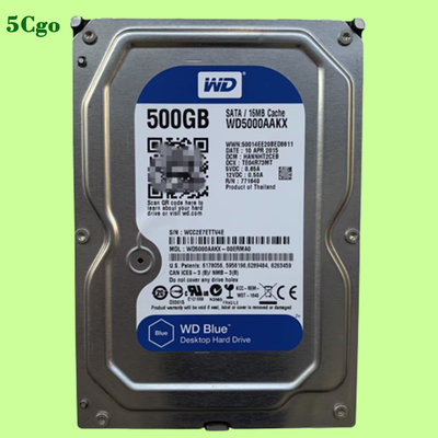 5Cgo【含稅】全新WD/西部數據 WD5000AAKX 500GB 3.5寸 7200轉16M藍盤 台桌上型電腦硬碟