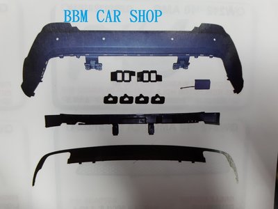 BENZ W212 '10~ '13 E250 E300 E350 AMG 款式後保桿  A463
