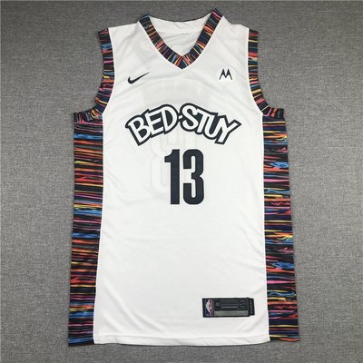 詹姆士·哈登(James Harden) NBA布魯克林籃網隊 熱轉印款式 城市版 球衣 13號