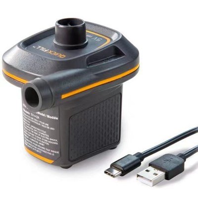 INTEX66635新品迷你USB電動氣泵戶外充氣床墊充氣充抽兩用