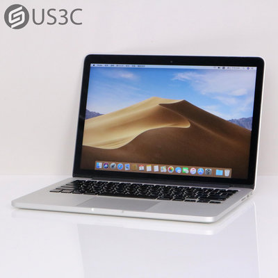 【US3C-高雄店】【一元起標】台灣公司貨 2015年初 Apple Macbook Pro 13吋 i5 2.7G 8G 256G 銀色 蘋果筆電