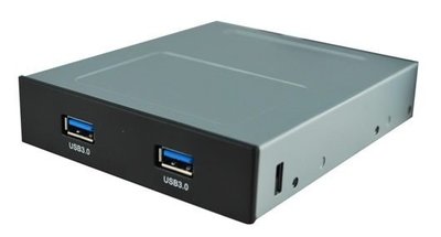 小白的生活工場*Easydiy  (ED-UB-IN5-8B) USB3.0 x 2   3.5吋面板(內接19pin)
