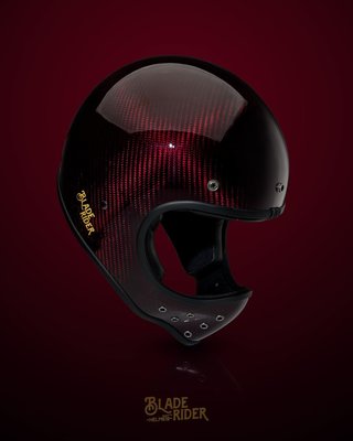 Blade Rider AMD EDITION 碳纖維山車帽 碳纖維紅 輕量化 復古帽